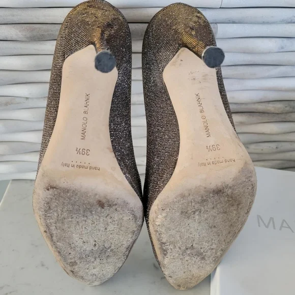 Manolo Blahnik Hangisi Jeweled Heels - Picture 6 of 10